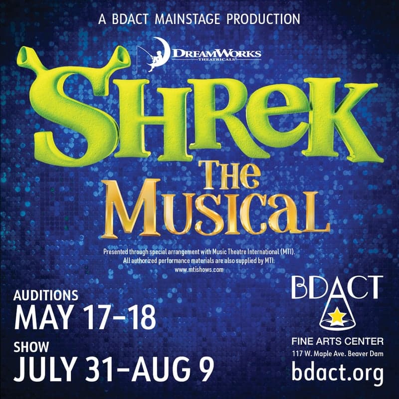 Shrek The Musical show poster