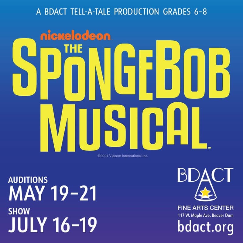 The SpongeBob Musical show poster