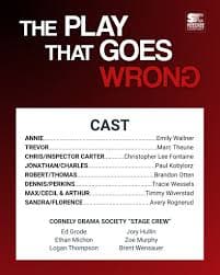 The Play That Goes Wrong show poster