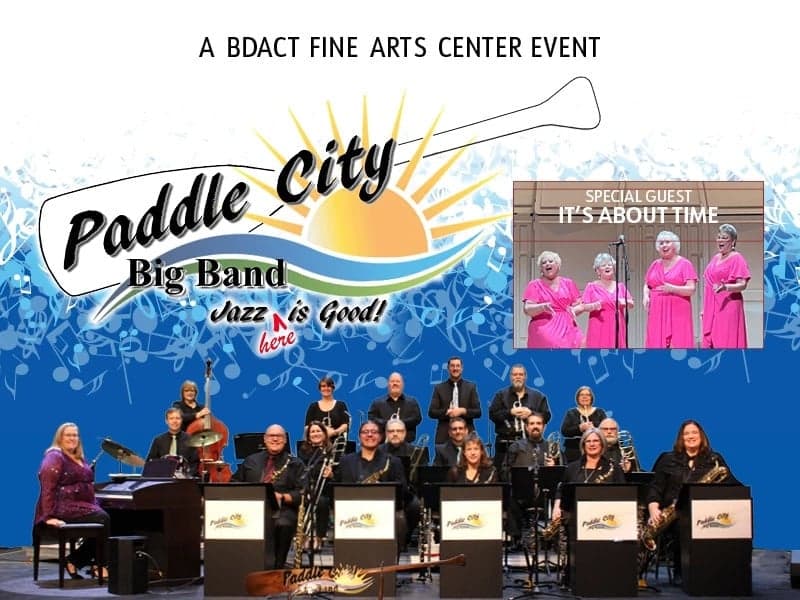 Paddle City Big Band show poster