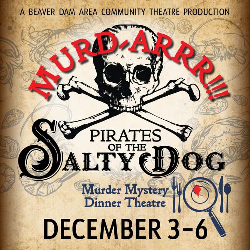 MURD-ARRR! Pirates of the Salty Dog show poster