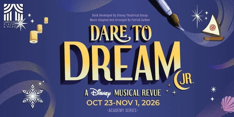 Disney's Dare to Dream JR. show poster